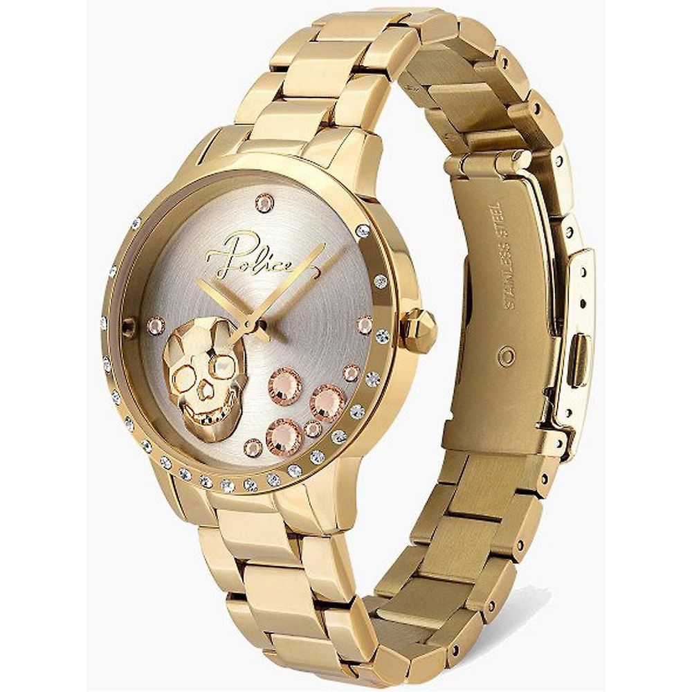 Gold Stainless Steel Dress Watch