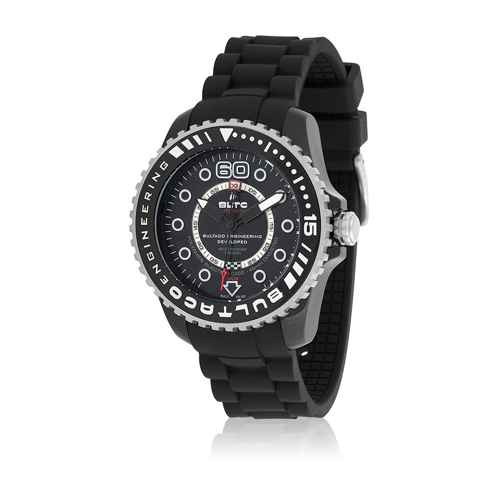 Black Synthetic Sport Watch