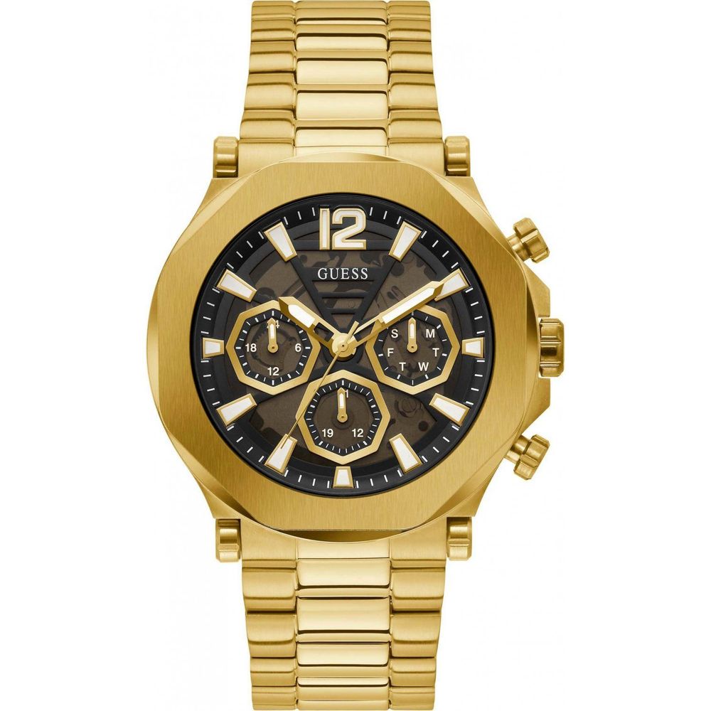 Gold Stainless Steel Dress Watch