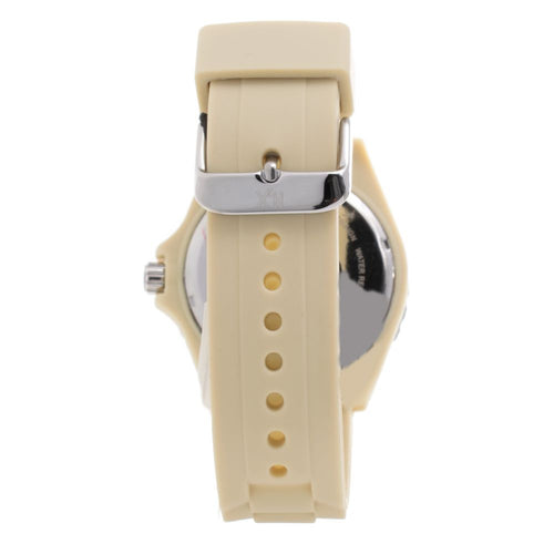Beige Rubber Sport Watch
