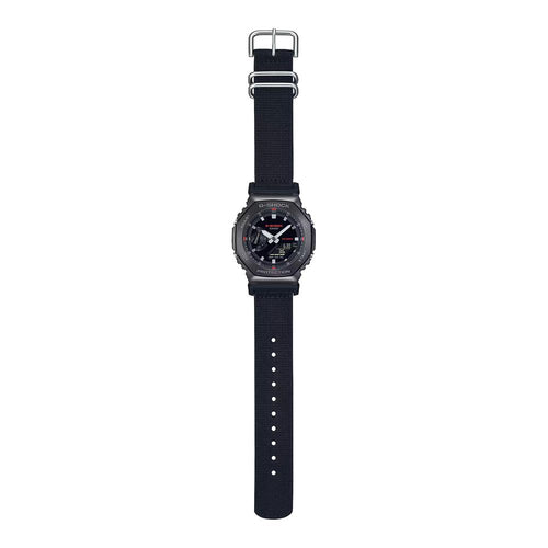 Black Fabric Sport Watch