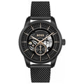 Black Stainless Steel Dress Watch