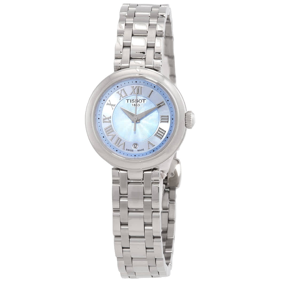 Bellissima Small Lady Quartz Blue Mother of Pearl Dial Watch T1260101113300